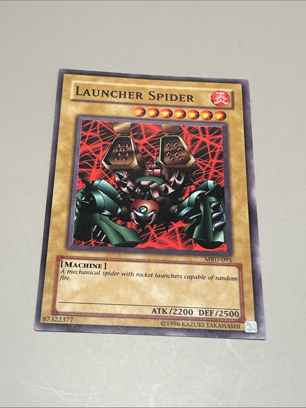 Launcher Spider Yu-Gi-Oh! Trading Card 1996